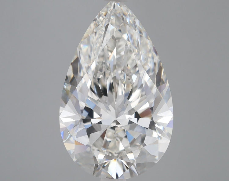 5.42 Carat G VS1 Pear Cut Diamond - - IGI Certified 607338259
