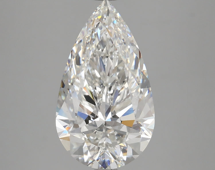 4.13 Carat F VS1 Pear Cut Diamond - - IGI Certified 611377085