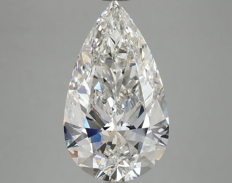 4.24 Carat F VS1 Pear Cut Diamond - - IGI Certified 612336316