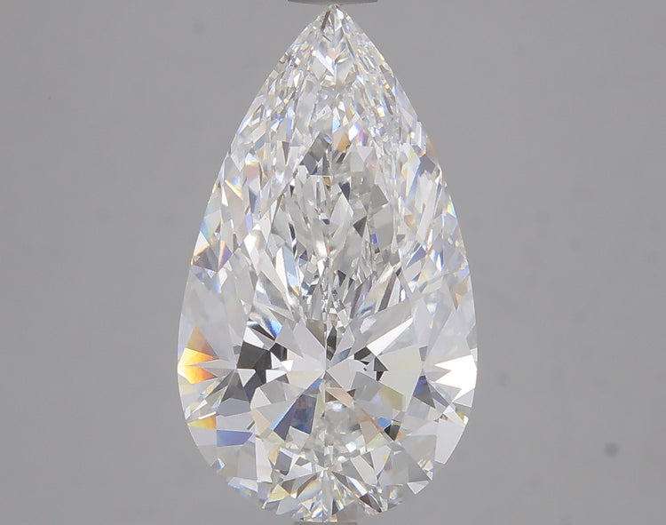 4.17 Carat F VS1 Pear Cut Diamond - - IGI Certified 612343586