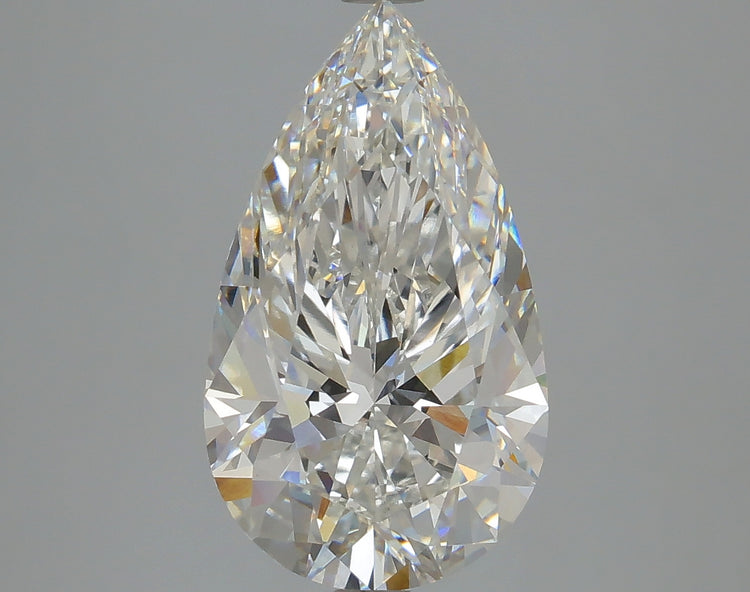 4 Carat F VVS2 Pear Cut Diamond - - IGI Certified 612343726