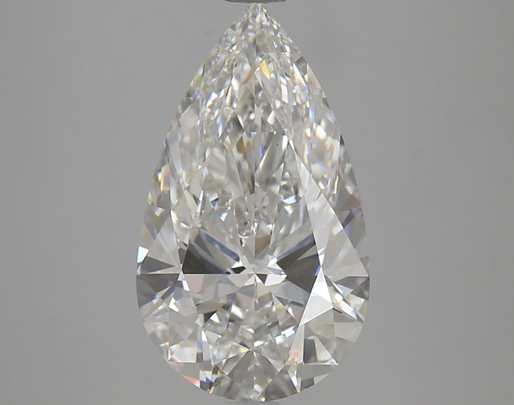 4 Carat F VS1 Pear Cut Diamond - - IGI Certified 613348180