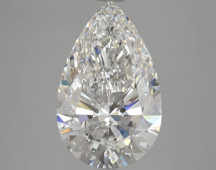 4.01 Carat F VS1 Pear Cut Diamond - - IGI Certified 614398429