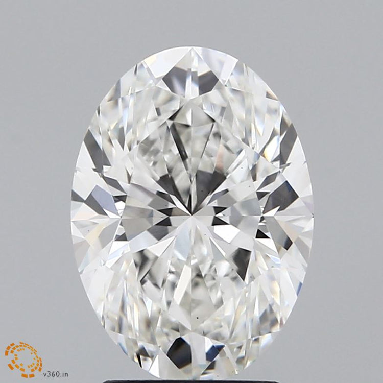 2.58 Carat F VS1 Oval Cut Diamond - - IGI Certified 617457892