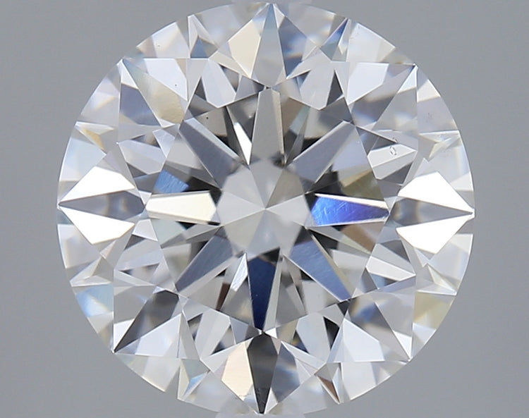 3.08 Carat F VS1 Round Cut Diamond - ID - IGI Certified 619428974