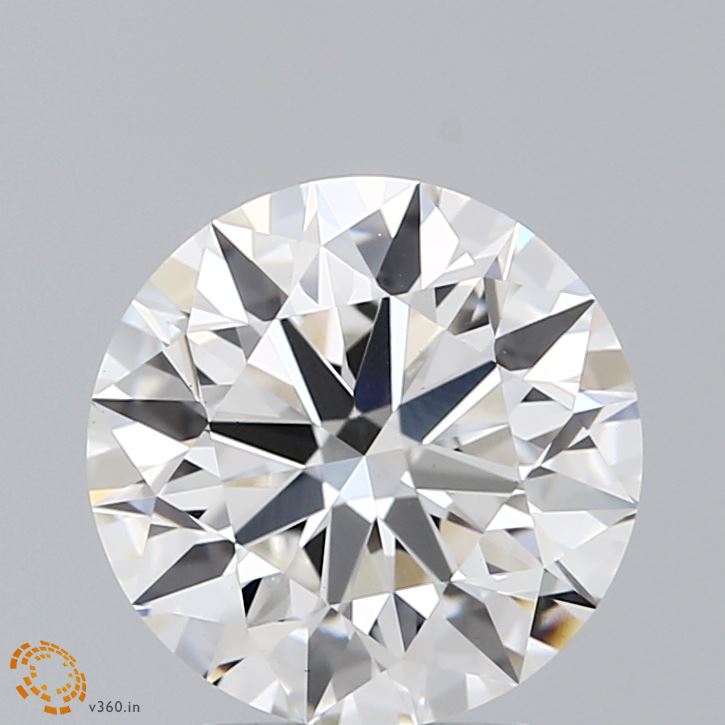 2.86 Carat F VS1 Round Cut Diamond - ID - IGI Certified 621422606