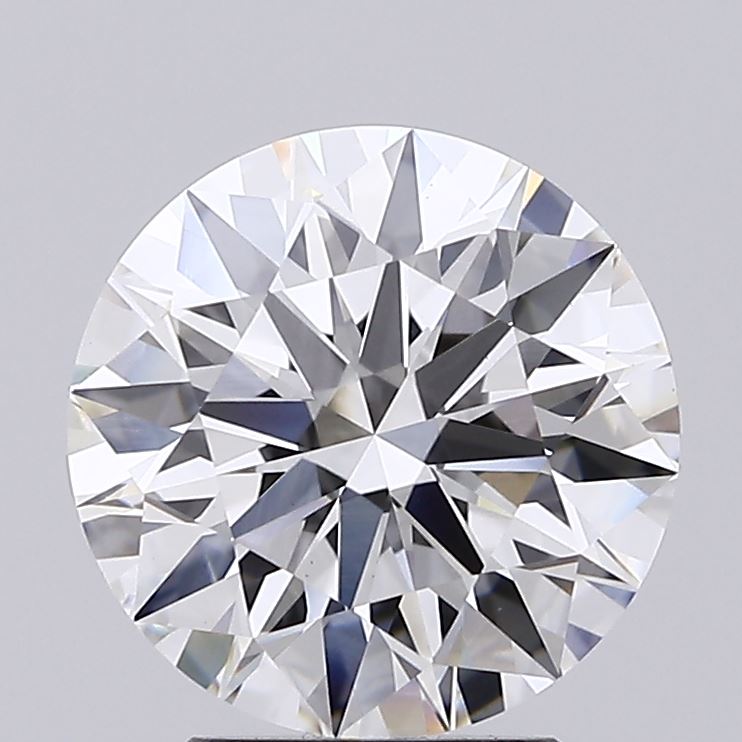 2.8 Carat F VS1 Round Cut Diamond - ID - IGI Certified 625470261