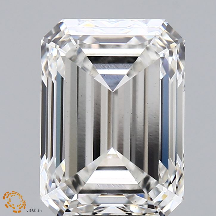 4.16 Carat F VS1 Emerald Cut Diamond - - IGI Certified 626485813