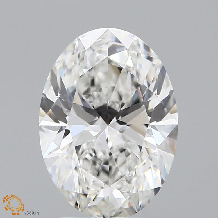 2.41 Carat F VVS2 Oval Cut Diamond - - IGI Certified 628485955