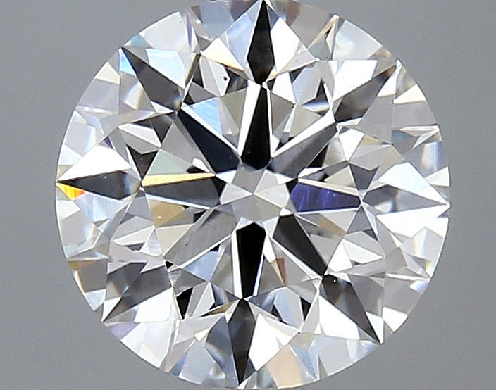 2.96 Carat E VS1 Round Cut Diamond - ID - IGI Certified 629401734