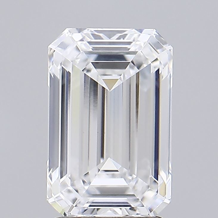2.6 Carat D VVS2 Emerald Cut Diamond - - IGI Certified 632474863