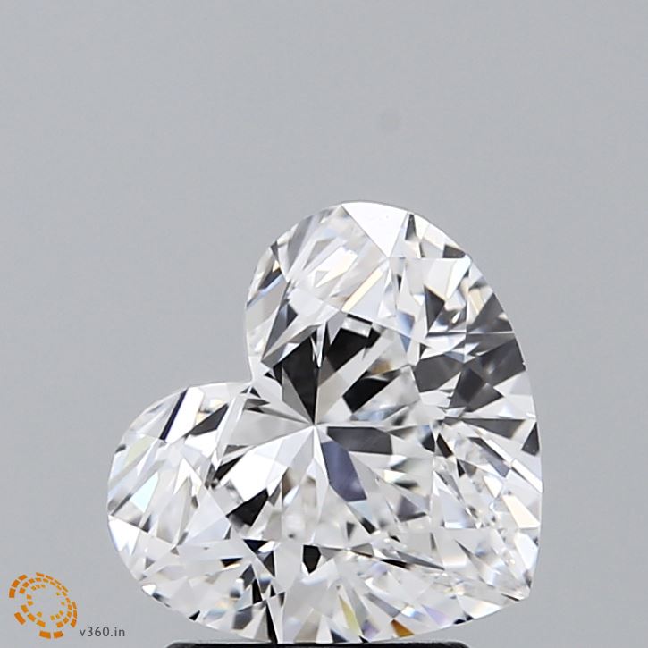 2.03 Carat D VVS2 Heart Cut Diamond - - IGI Certified 632490664