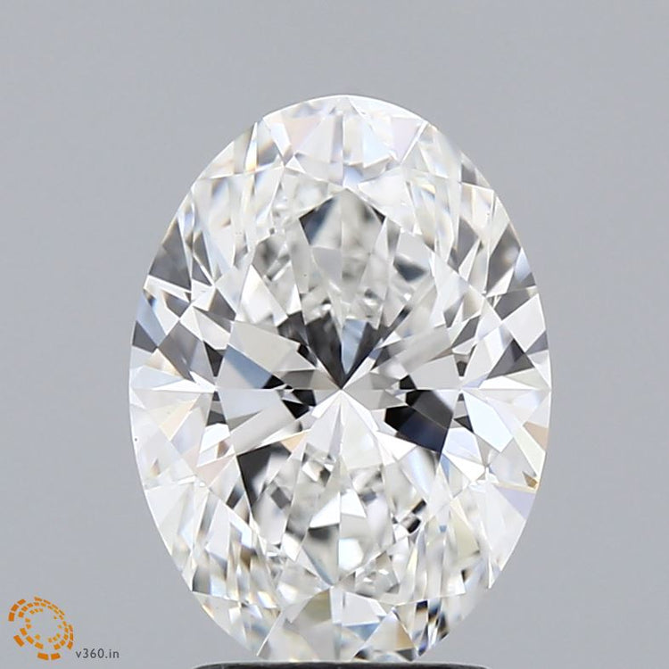 2.58 Carat F VS1 Oval Cut Diamond - - IGI Certified 633447710