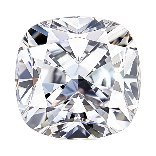 3.85 Carat G VVS2 Cushion Cut Diamond - - IGI Certified 577386254