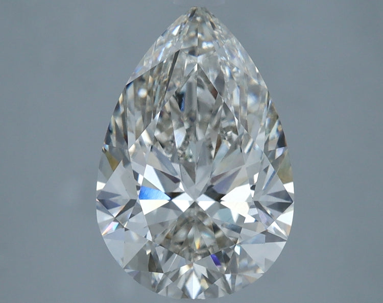 3.09 Carat G VVS2 Pear Cut Diamond -  - IGI Certified 547236689