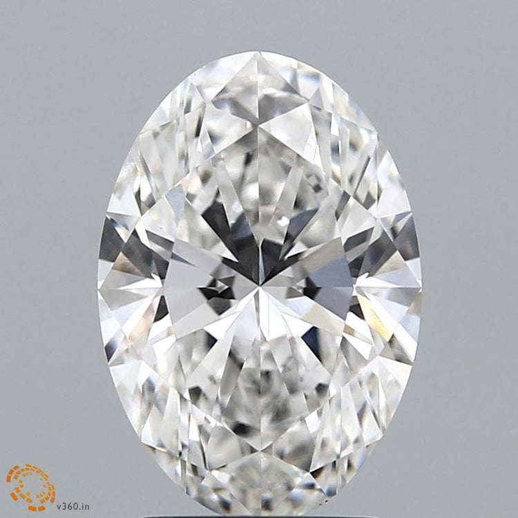 2.58 Carat F VVS2 Oval Cut Diamond -  - IGI Certified 573374558