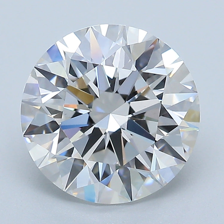3.32 Carat F VS1 Round Cut Diamond - ID - IGI Certified 607336570