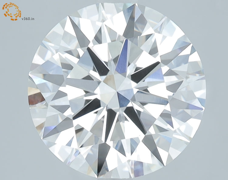 3.67 Carat F VS1 Round Cut Diamond - ID - IGI Certified 608362704