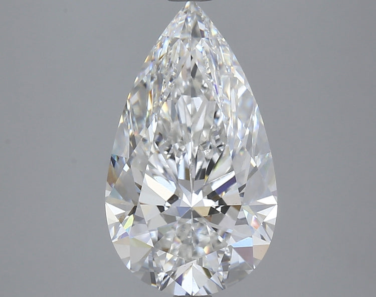 4.06 Carat F VS1 Pear Cut Diamond -  - IGI Certified 608388694