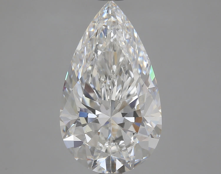 4.29 Carat F VS1 Pear Cut Diamond -  - IGI Certified 608397447