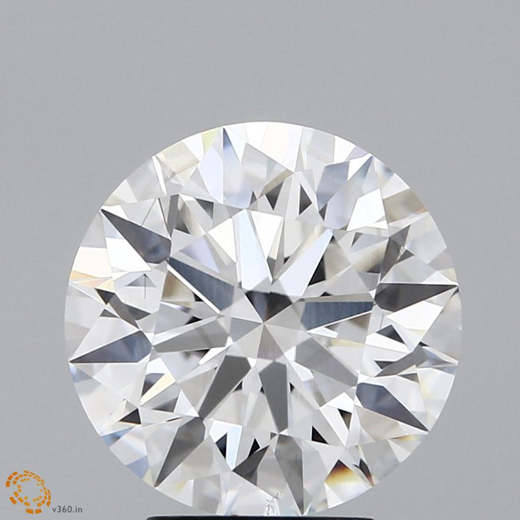 4.04 Carat F VS1 Round Cut Diamond - ID - IGI Certified 611385014