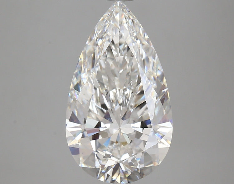 4.09 Carat F VS1 Pear Cut Diamond -  - IGI Certified 612343048