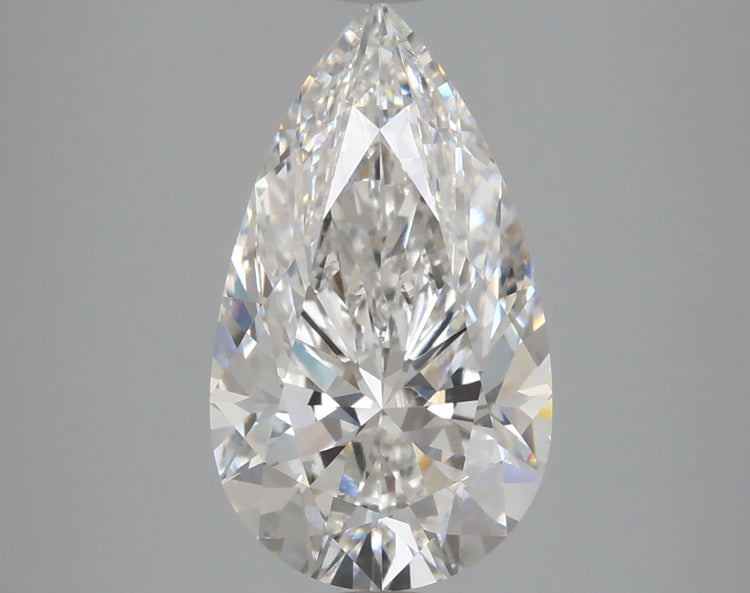 3.89 Carat F VVS2 Pear Cut Diamond -  - IGI Certified 613391888