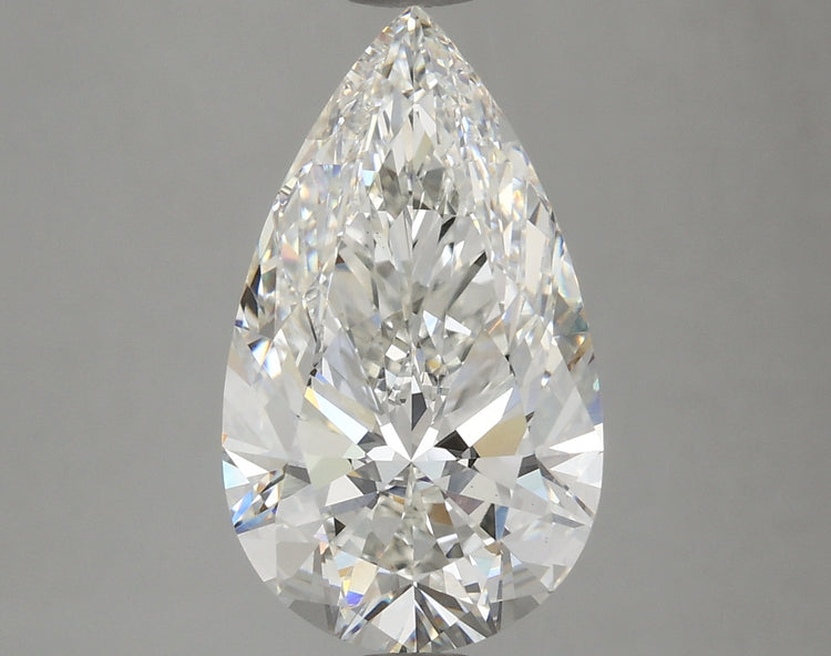 4.01 Carat G VVS2 Pear Cut Diamond -  - IGI Certified 614301042