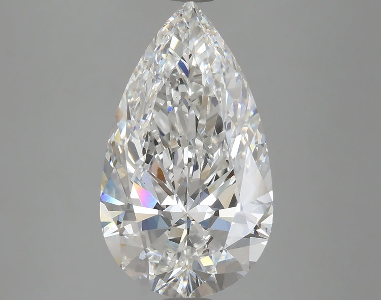 4.14 Carat F VS1 Pear Cut Diamond -  - IGI Certified 614398417