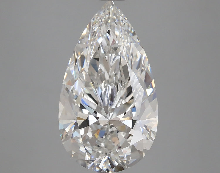 4.03 Carat F VS1 Pear Cut Diamond -  - IGI Certified 615358441