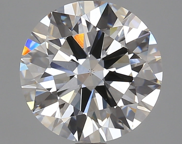 3.46 Carat E VS1 Round Cut Diamond - ID - IGI Certified 615358474