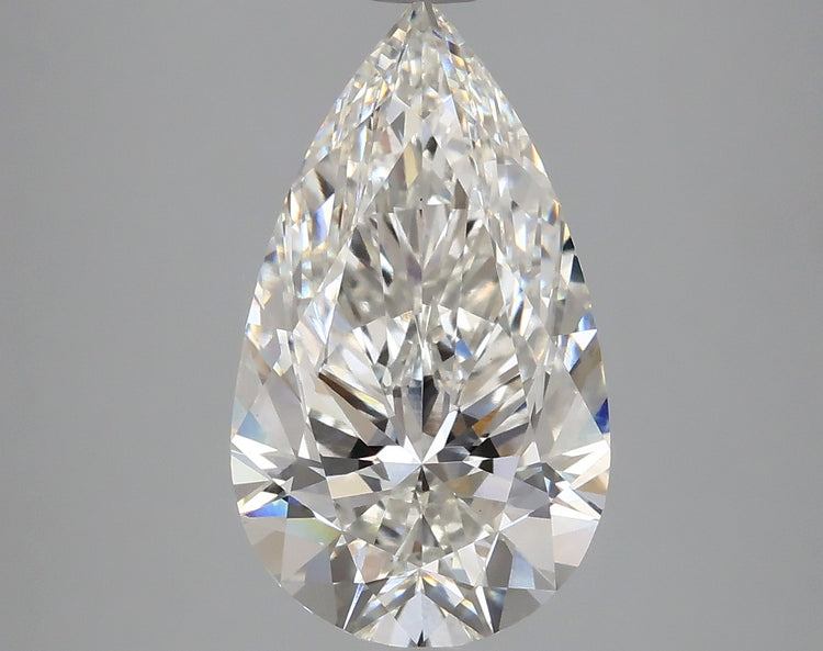 3.92 Carat F VVS2 Pear Cut Diamond -  - IGI Certified 615358718