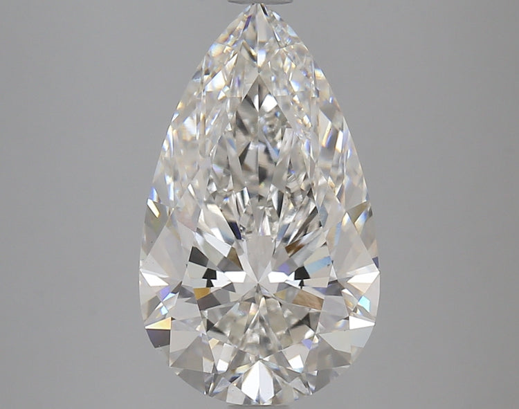 4.21 Carat G VS1 Pear Cut Diamond -  - IGI Certified 616406423