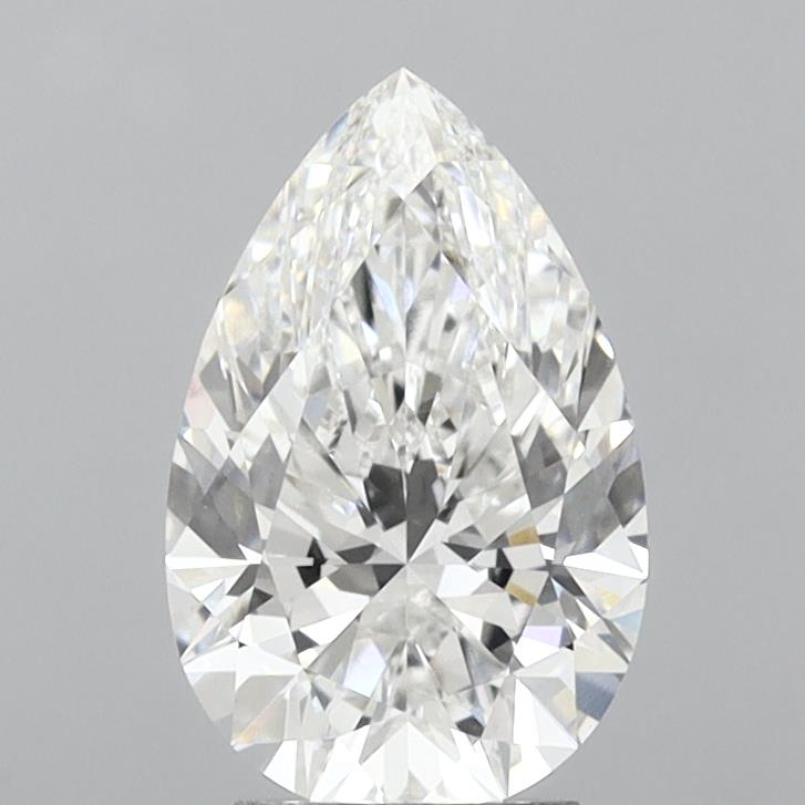 3.42 Carat F VVS2 Pear Cut Diamond -  - IGI Certified 617485349