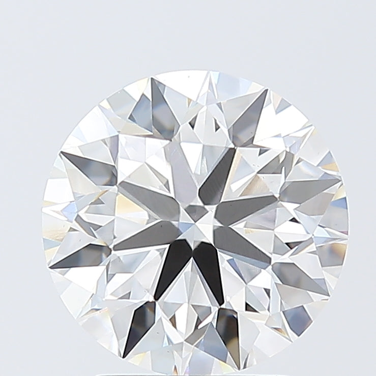 3.04 Carat F VS1 Round Cut Diamond - EX - IGI Certified 620430782