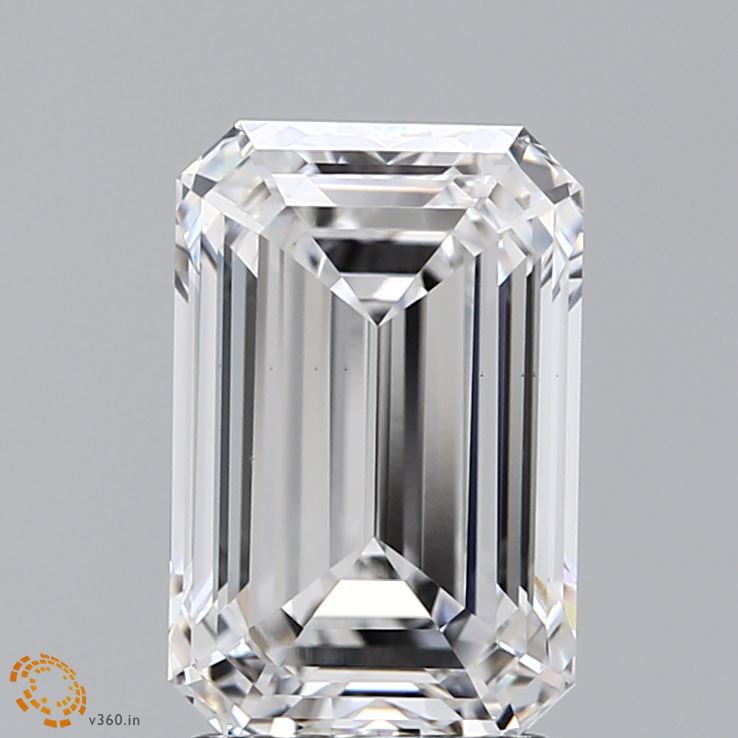 3.02 Carat D VS1 Emerald Cut Diamond -  - IGI Certified 623482922