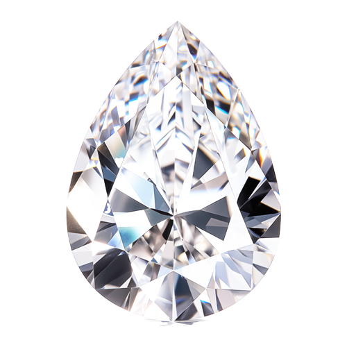 2.72 Carat F VS1 Pear Cut Diamond -  - IGI Certified 620433887